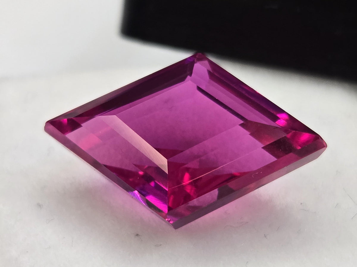 Natural Pink Sapphire Gemstone, 9-10 Ct Fancy Cut Certified Loose Stone