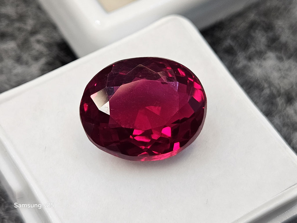 Oval Cut 9-11 Ct Mozambique Ruby Loose Gemstone