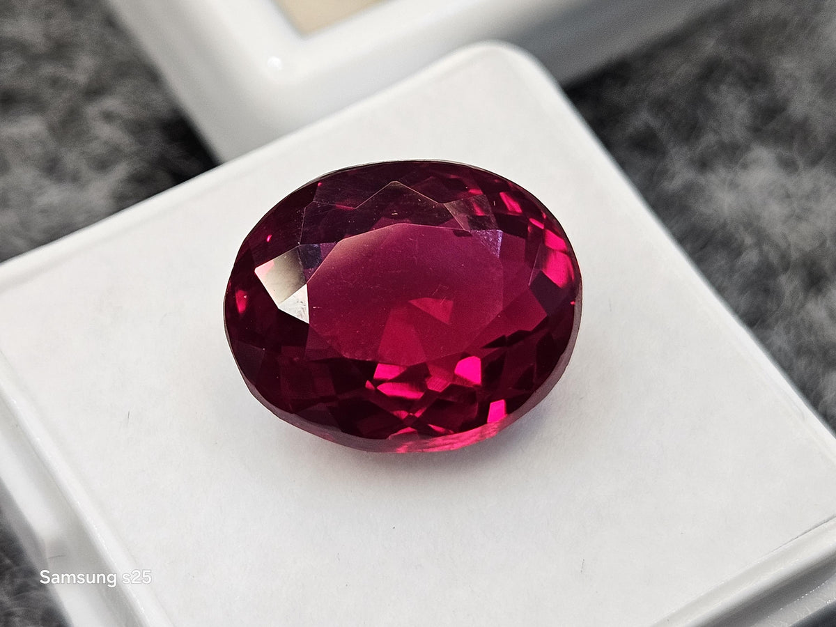 Oval Cut 9-11 Ct Mozambique Ruby Loose Gemstone