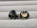 Pear Cut Green Tourmaline Gemstone Pair, 20-21 ct, Jewelry Making