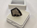 Certified Smoky Black Quartz Gemstone, 13-14 Ct Fancy Cut, Lab Created Loose Stone (Brazil)