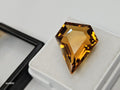 Certified Yellow Citrine Gemstone – 12-13 Ct Fancy Cut Loose Stone for Jewelry Making