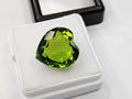 10+ Ct Natural Peridot – Heart Cut Loose Gemstone for Jewelry