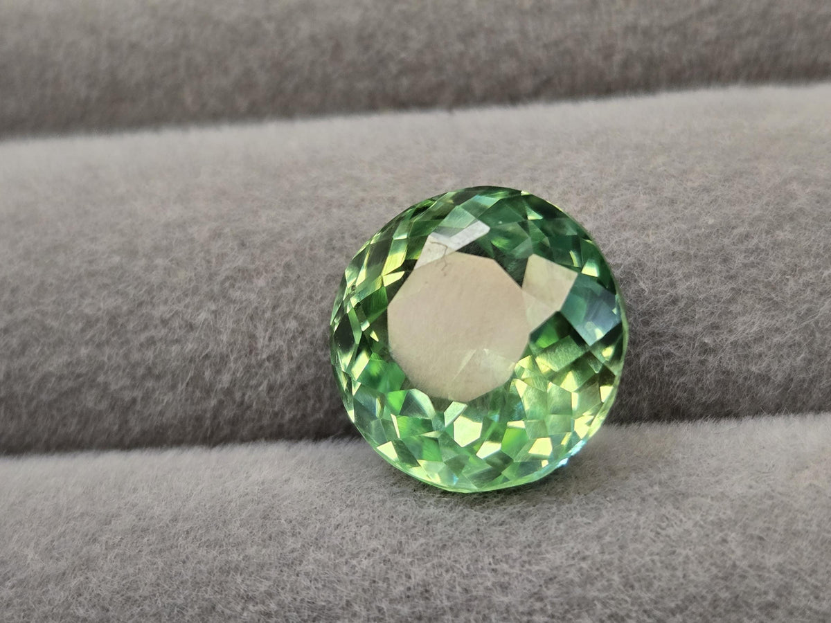 Mint green Tourmaline Natural Shape Round Cut 10-11 Ct Loose Gemstone Rings Making Gemstone