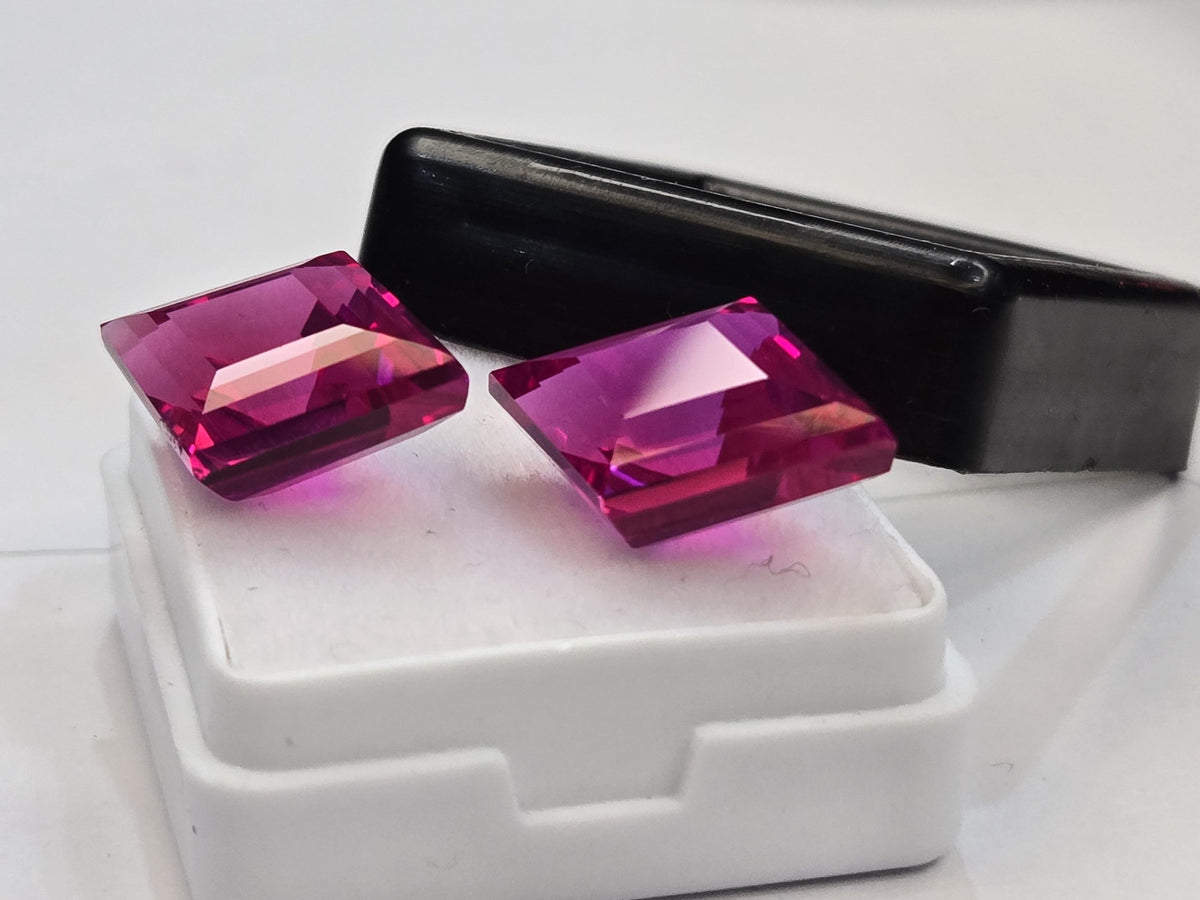 Certified Natural Pink Sapphire Gemstone, Fancy Cut, 19-20 Ct, Brazil Origin