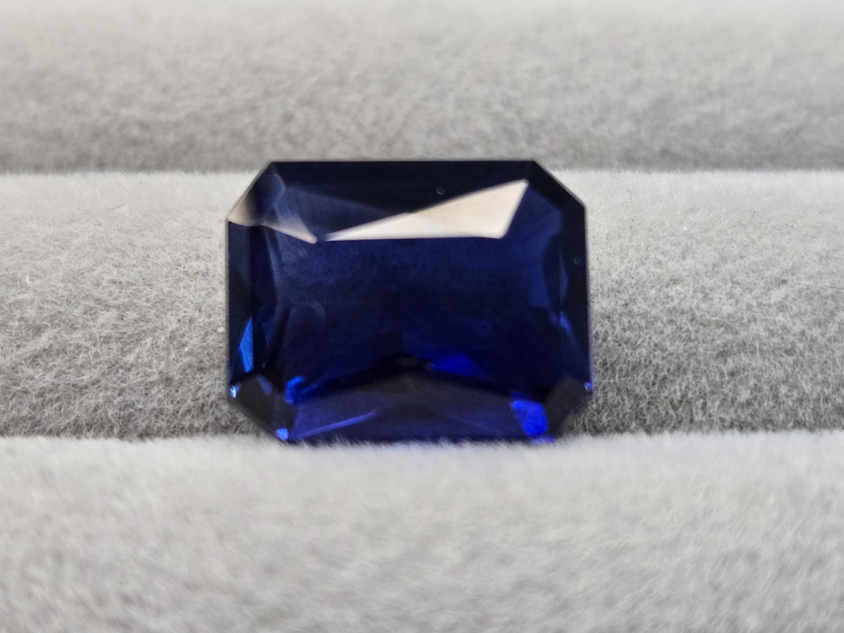 Emerald Cut Blue Tanzanite Gemstone, 13-15 Ct Loose Stone