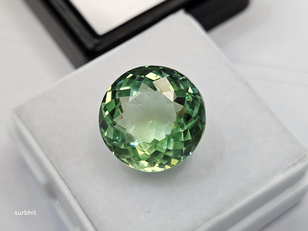 Mint green Tourmaline Natural Shape Round Cut 10-11 Ct Loose Gemstone Rings Making Gemstone