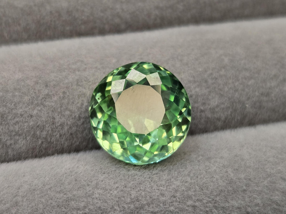 Mint green Tourmaline Natural Shape Round Cut 10-11 Ct Loose Gemstone Rings Making Gemstone