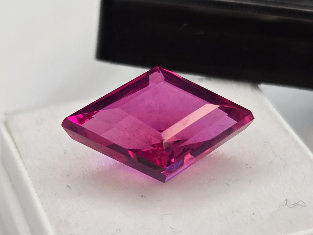 Natural Pink Sapphire Gemstone, 9-10 Ct Fancy Cut Certified Loose Stone