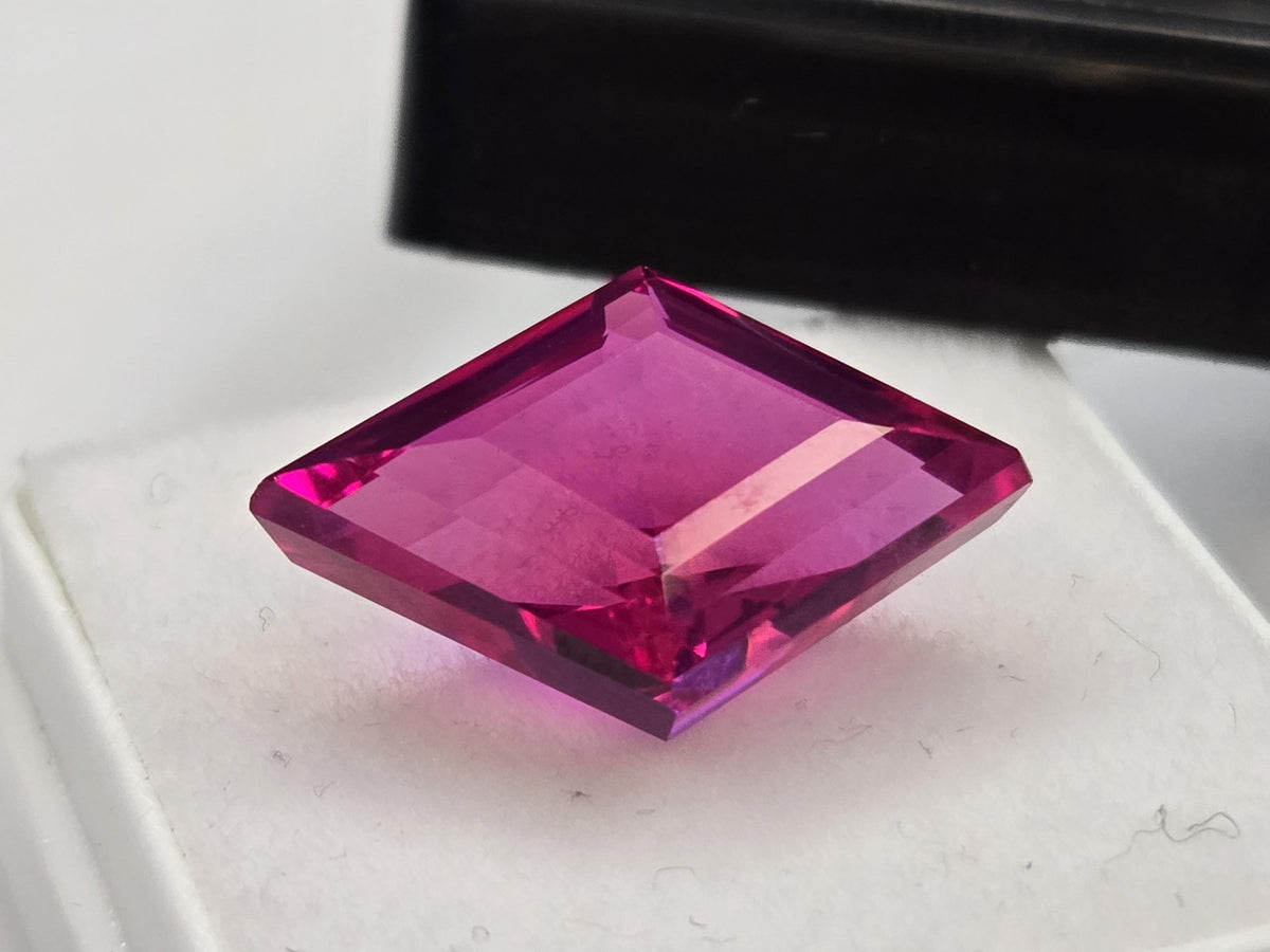 Natural Pink Sapphire Gemstone, 9-10 Ct Fancy Cut Certified Loose Stone