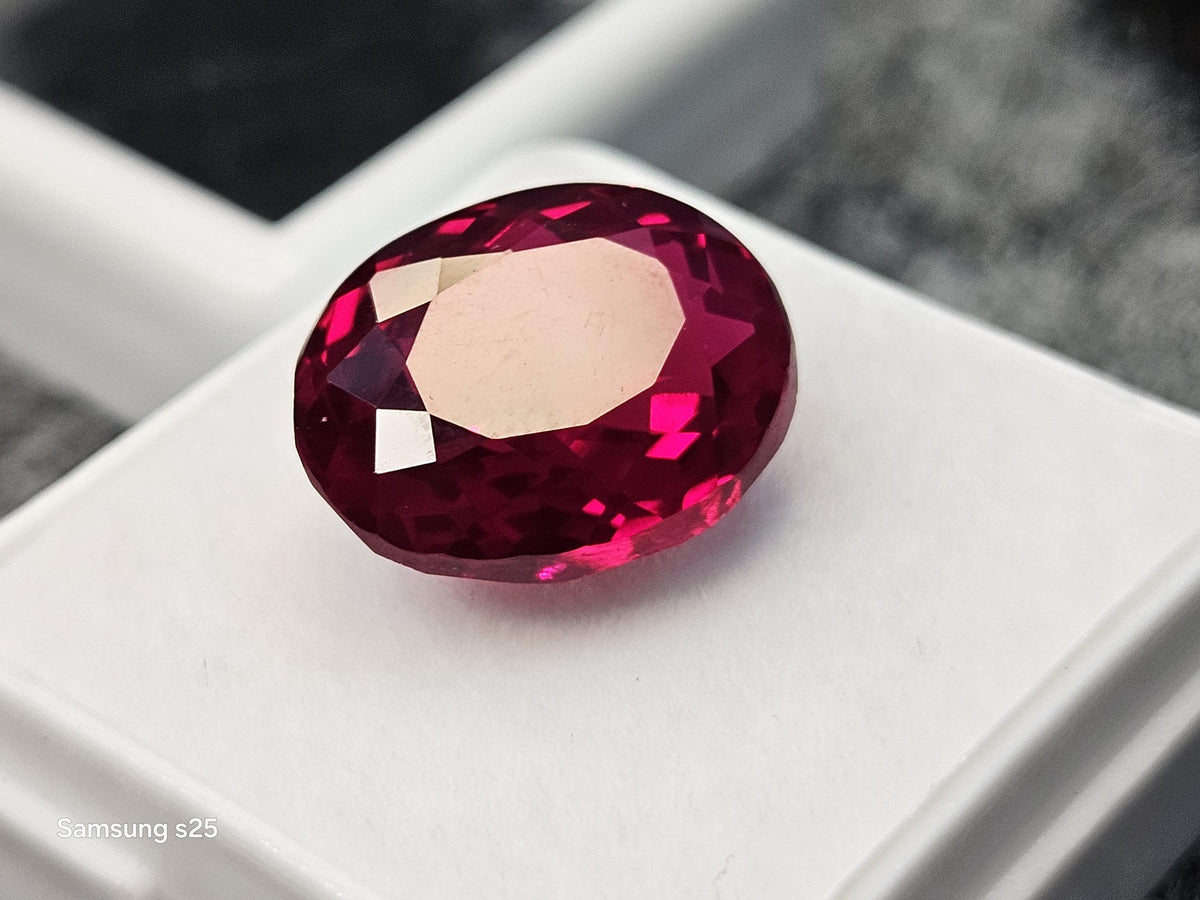 Oval Cut 9-11 Ct Mozambique Ruby Loose Gemstone