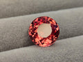 Padparadscha Sapphire, 9-10 Ct Round Cut, Loose Certified Gemstone
