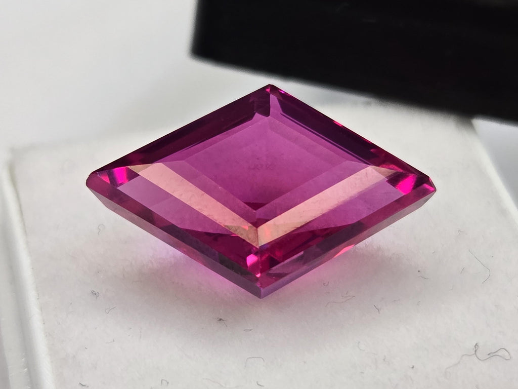 Natural Pink Sapphire Gemstone, 9-10 Ct Fancy Cut Certified Loose Stone