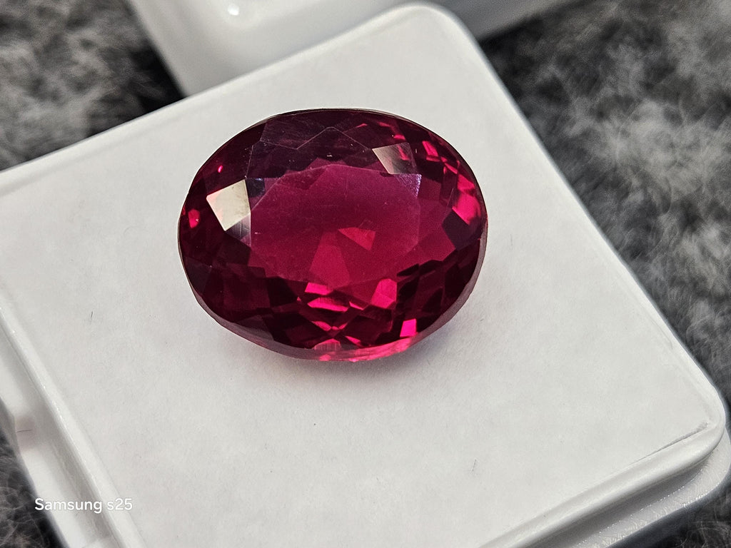 Oval Cut 9-11 Ct Mozambique Ruby Loose Gemstone