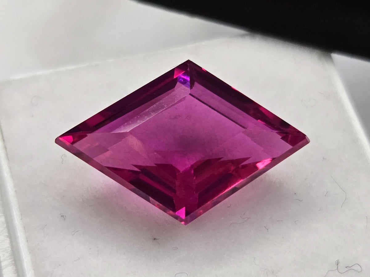 Natural Pink Sapphire Gemstone, 9-10 Ct Fancy Cut Certified Loose Stone