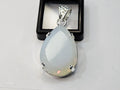 Certified Pear Cut Lab-Created Welo Opal Locket Pendant, 72-74 Ct Gemstone