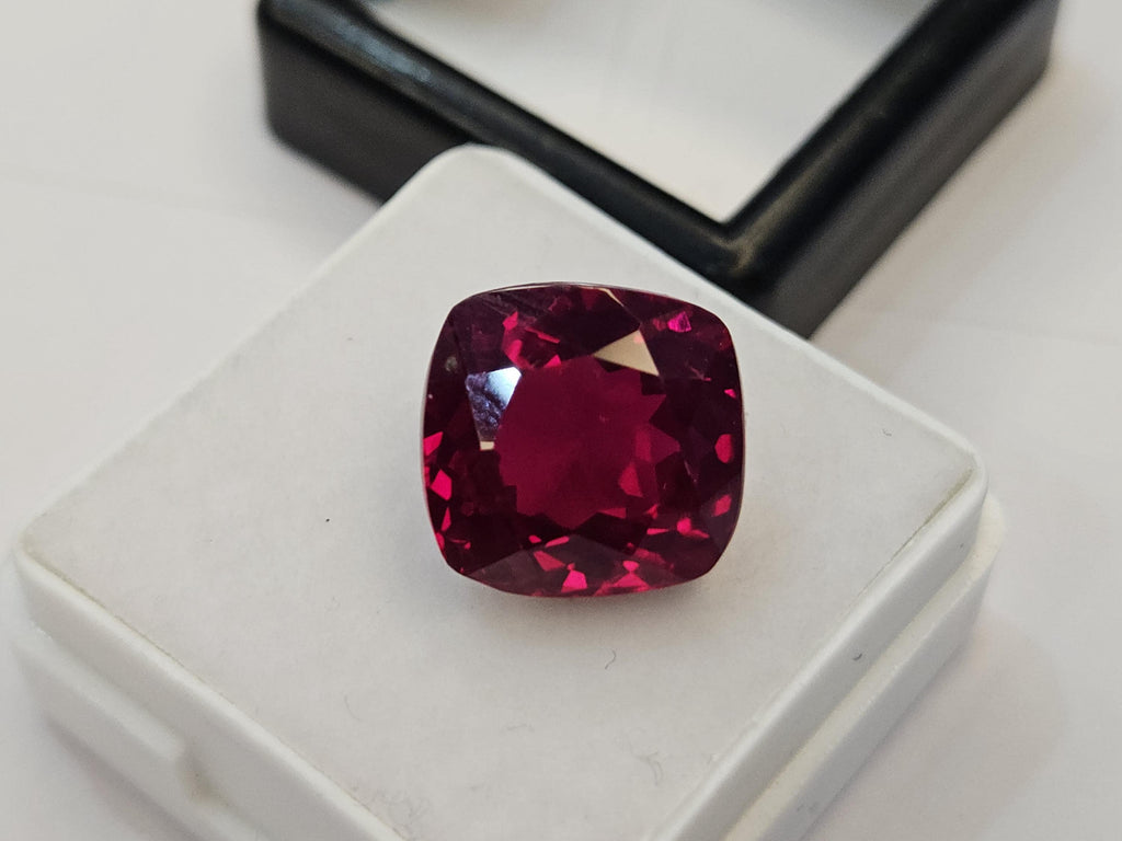 Cushion Cut 8+ Ct Mozambique Ruby Loose Gemstone