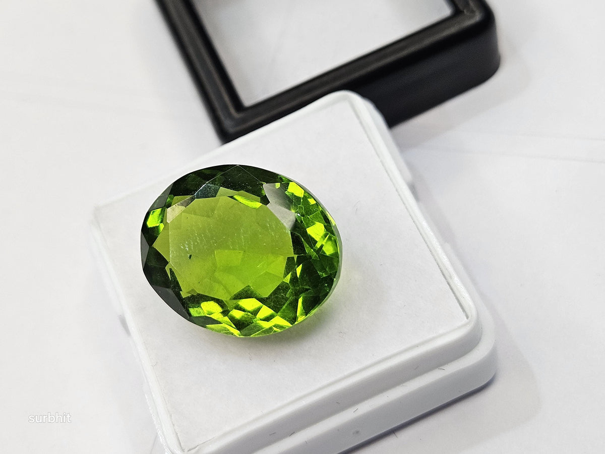 11–13 Ct Oval-Cut Peridot – Loose Gemstone for Jewelry