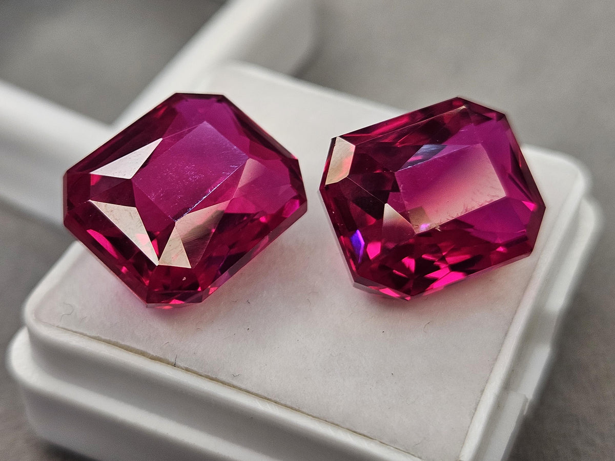 20+ Ct Pink Sapphire, Radiant Cut, Loose Gemstones for Jewelry Making