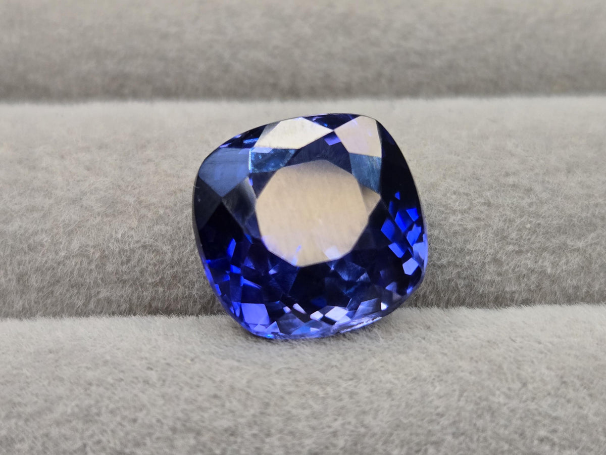Tanzania Blue Tanzanite Cushion Cut 12-14 Ct Natural For Jewellery Making Loose Certified Gemstone