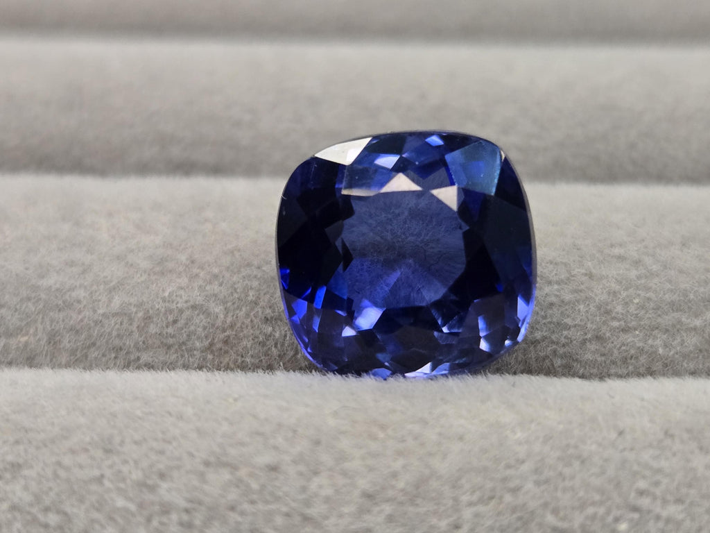 Tanzania Blue Tanzanite Cushion Cut 12-14 Ct Natural For Jewellery Making Loose Certified Gemstone