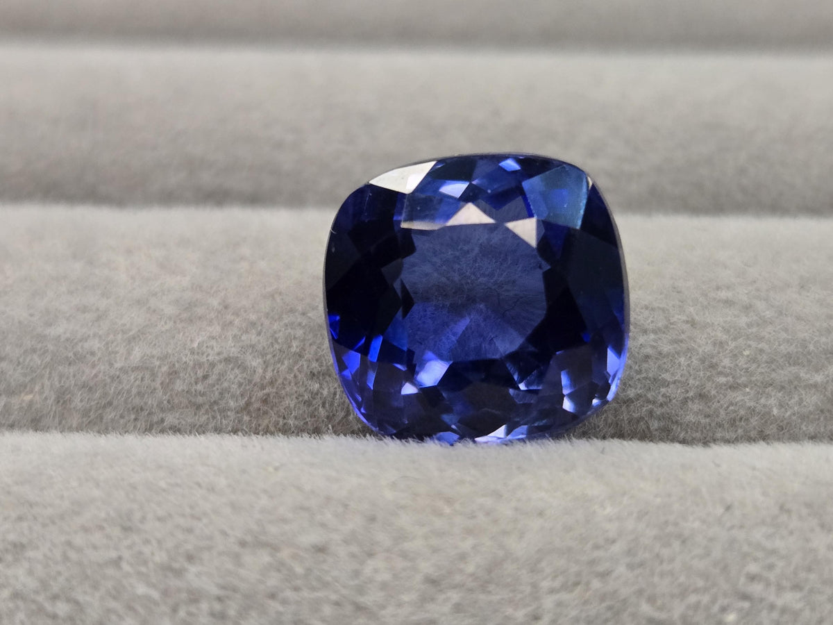 Tanzania Blue Tanzanite Cushion Cut 12-14 Ct Natural For Jewellery Making Loose Certified Gemstone
