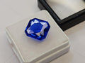 Kashmiri Royal Blue Sapphire, 10-11ct Square Radiant Cut Loose Gemstone (Engagement Ring)