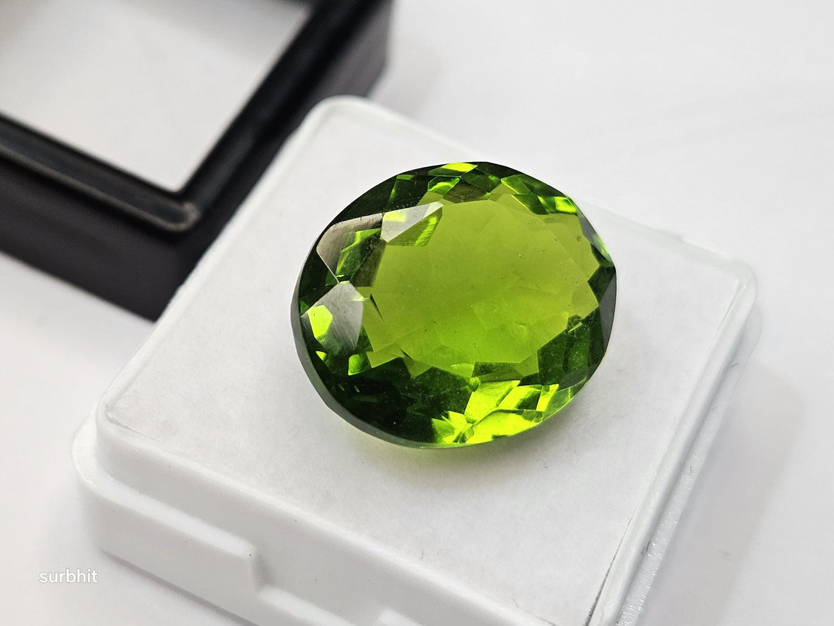 11–13 Ct Oval-Cut Peridot – Loose Gemstone for Jewelry