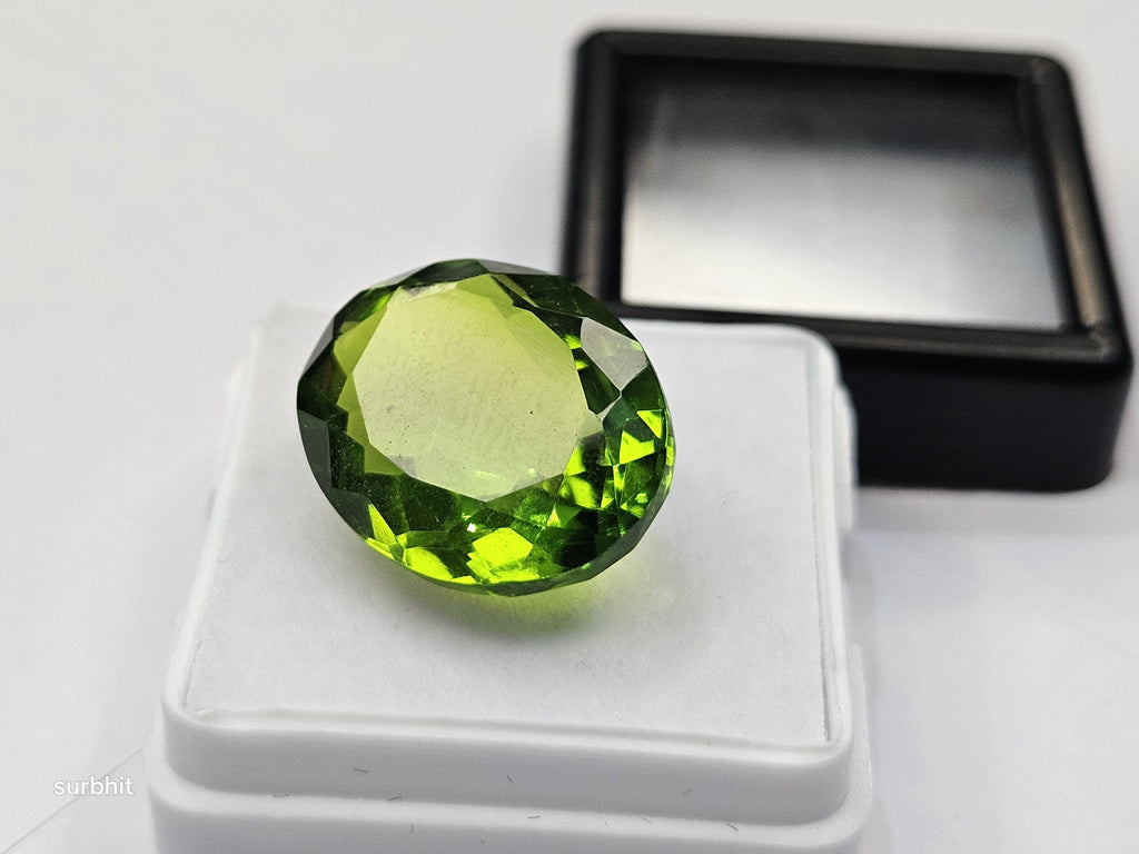 11–13 Ct Oval-Cut Peridot – Loose Gemstone for Jewelry