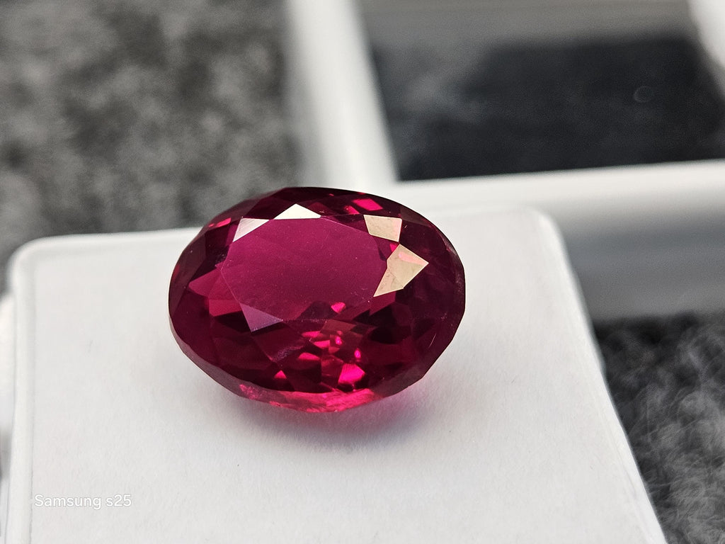 Oval Cut 9-11 Ct Mozambique Ruby Loose Gemstone