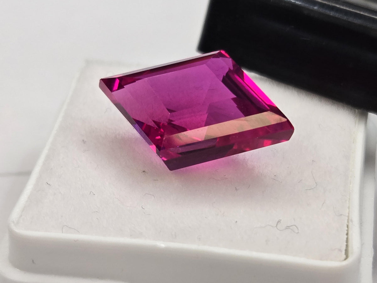 Natural Pink Sapphire Gemstone, 9-10 Ct Fancy Cut Certified Loose Stone