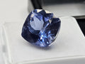 Cushion Cut Blue Tanzanite Gemstone, 12-13 Carat Loose Stone