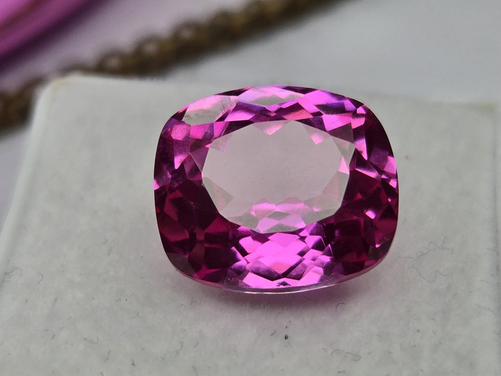 Certified Natural Light Pink Sapphire 8–9 Ct Cushion Cut Matching Pair Loose Gemstones for Earrings, Rings & Jewelry Making