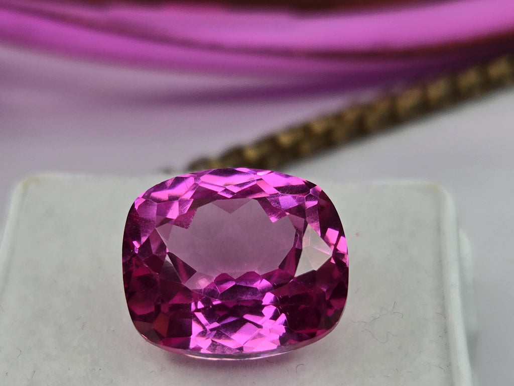 Certified Natural Light Pink Sapphire 8–9 Ct Cushion Cut Matching Pair Loose Gemstones for Earrings, Rings & Jewelry Making