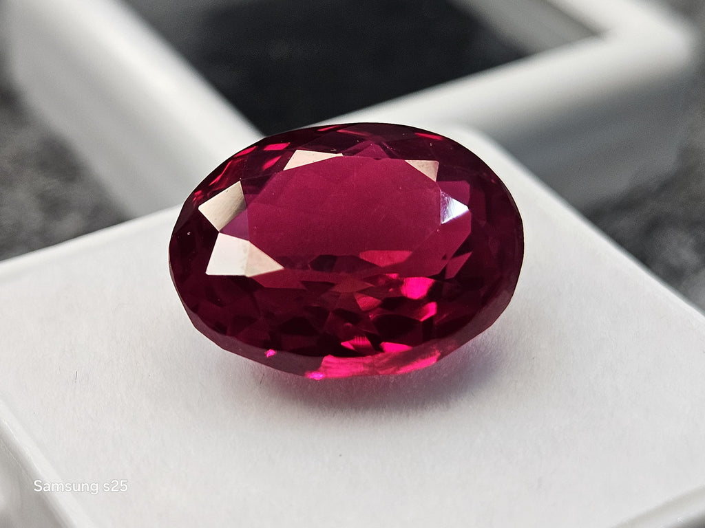 Oval Cut 9-11 Ct Mozambique Ruby Loose Gemstone