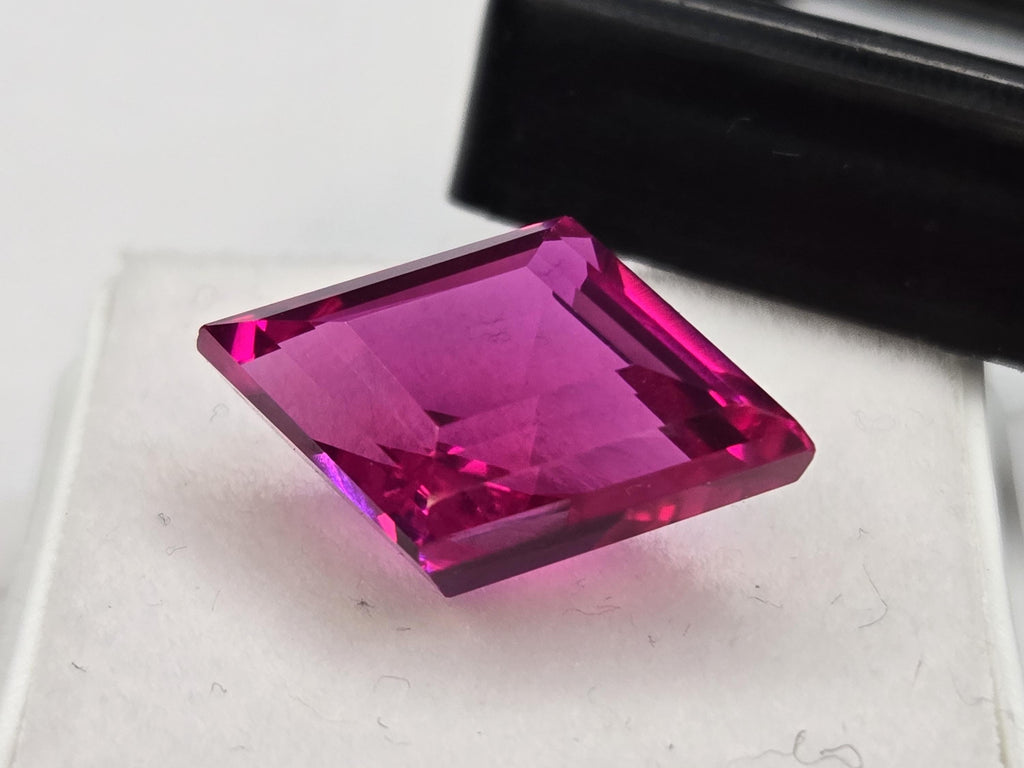 Natural Pink Sapphire Gemstone, 9-10 Ct Fancy Cut Certified Loose Stone