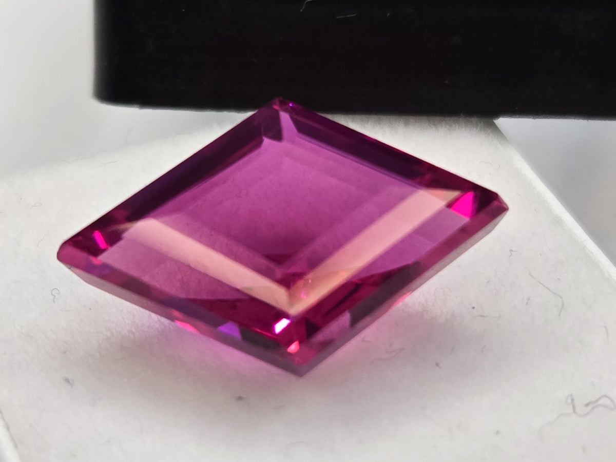 Natural Pink Sapphire Gemstone, 9-10 Ct Fancy Cut Certified Loose Stone