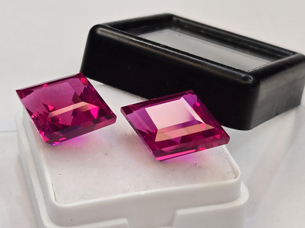 Certified Natural Pink Sapphire Gemstone, Fancy Cut, 19-20 Ct, Brazil Origin