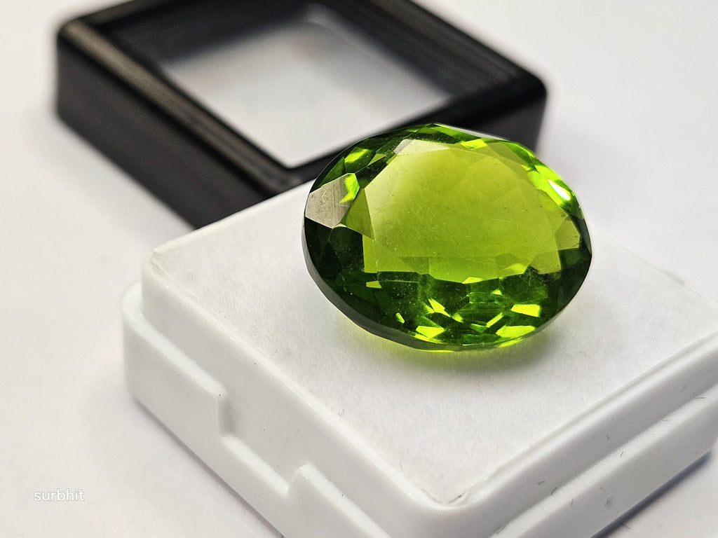 11–13 Ct Oval-Cut Peridot – Loose Gemstone for Jewelry