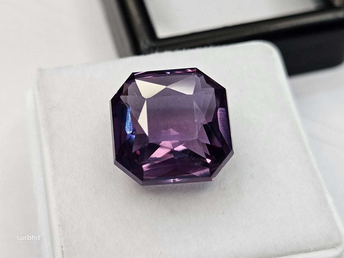 VVS Alexandrite Gemstone 10-11 Ct Radiant Cut Color Changing Brazil Origin Loose Gemstone