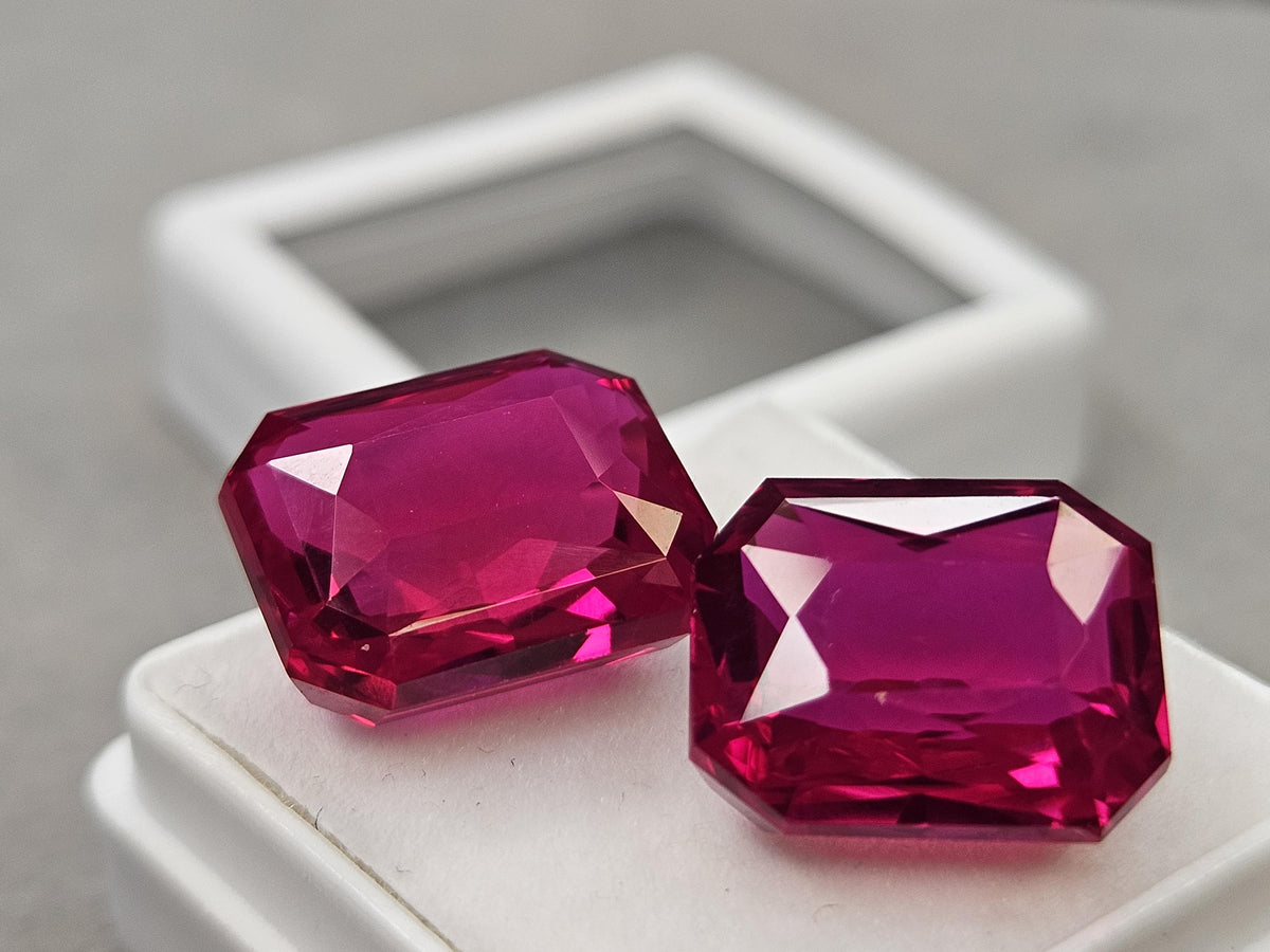 20+ Ct Pink Sapphire, Radiant Cut, Loose Gemstones for Jewelry Making