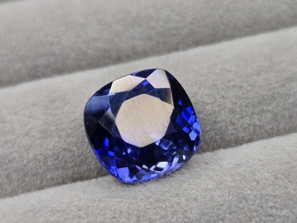 Tanzania Blue Tanzanite Cushion Cut 12-14 Ct Natural For Jewellery Making Loose Certified Gemstone