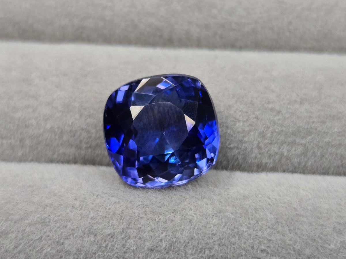 Tanzania Blue Tanzanite Cushion Cut 12-14 Ct Natural For Jewellery Making Loose Certified Gemstone