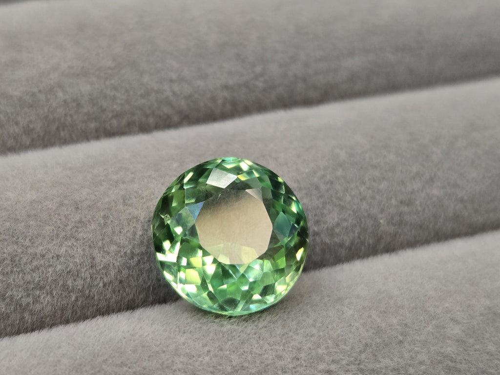 Mint green Tourmaline Natural Shape Round Cut 10-11 Ct Loose Gemstone Rings Making Gemstone
