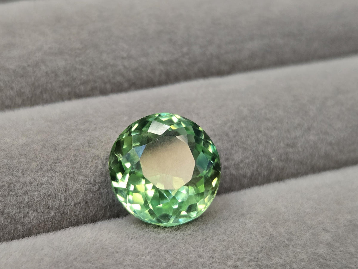 Mint green Tourmaline Natural Shape Round Cut 10-11 Ct Loose Gemstone Rings Making Gemstone