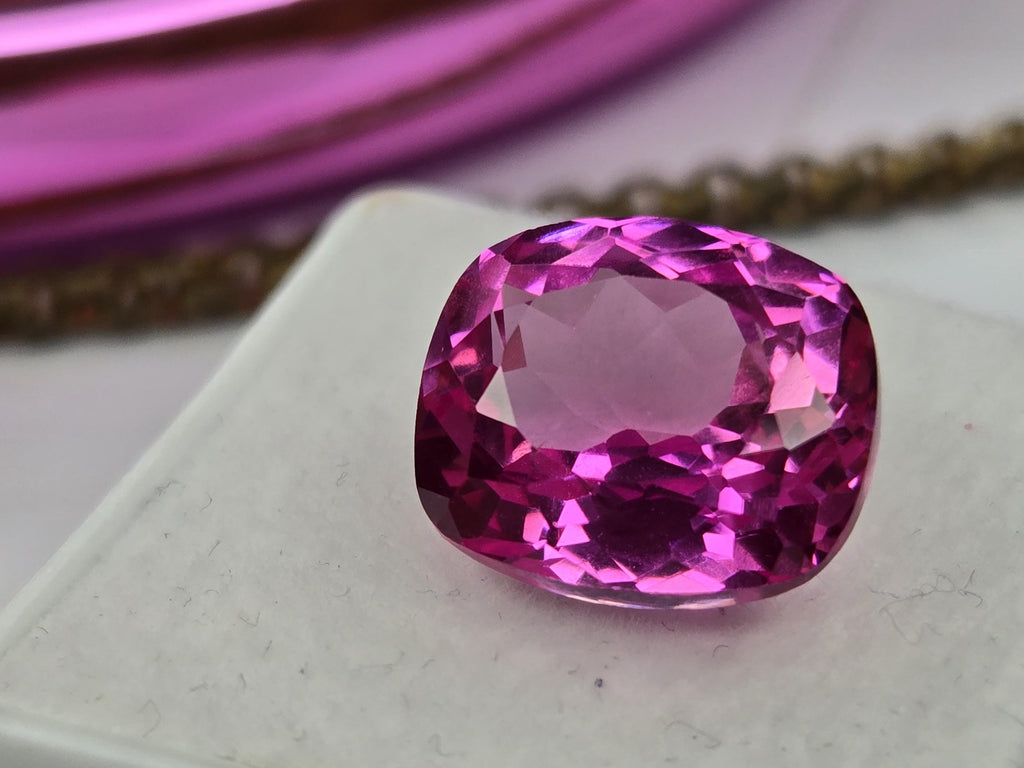 Certified Natural Light Pink Sapphire 8–9 Ct Cushion Cut Matching Pair Loose Gemstones for Earrings, Rings & Jewelry Making