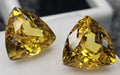 VVS Ceylon Yellow Sapphire Pair Trillion Cut Loose Gemstones (15-17 Ct) – Jewelry Making