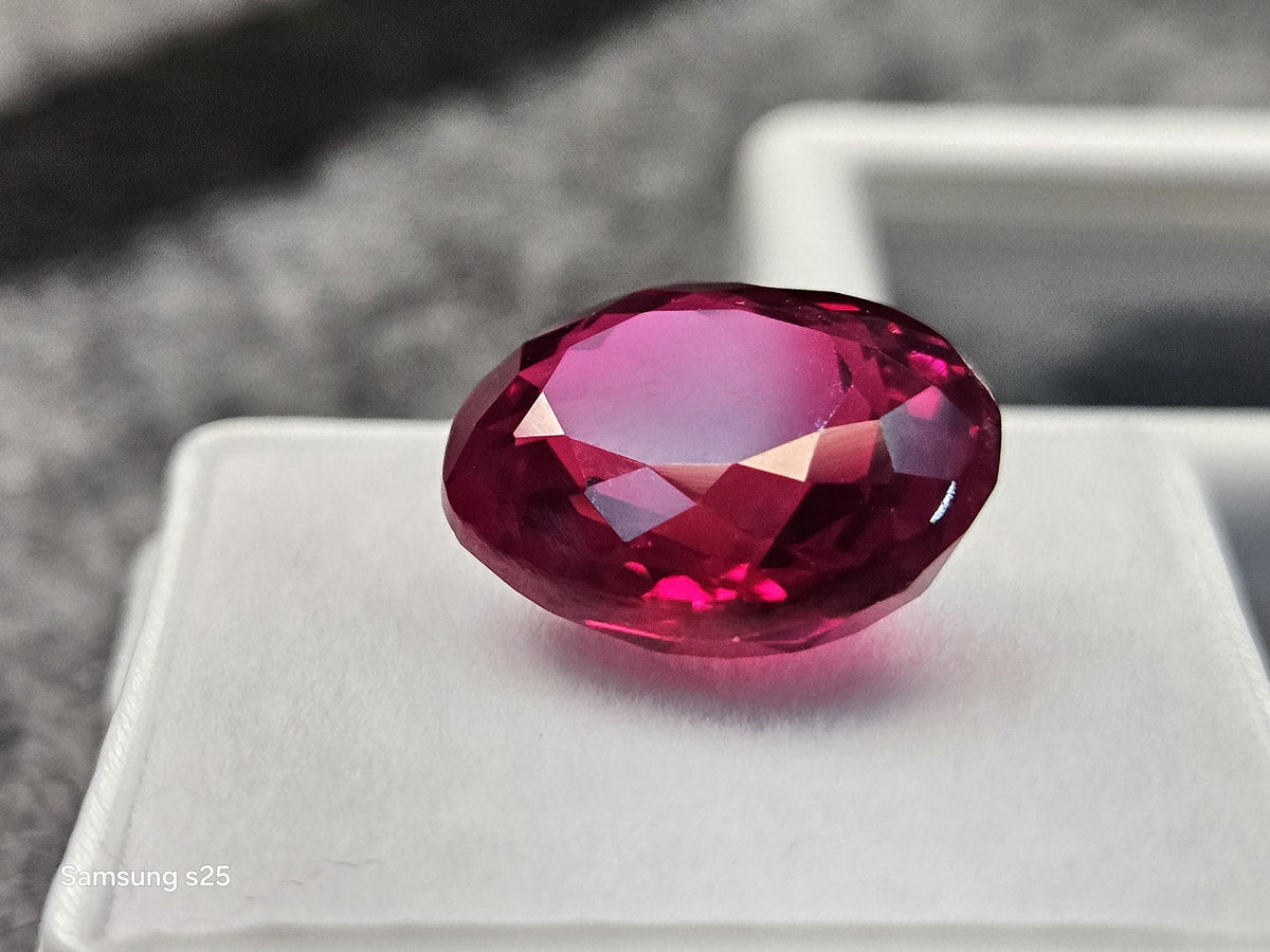 Oval Cut 9-11 Ct Mozambique Ruby Loose Gemstone