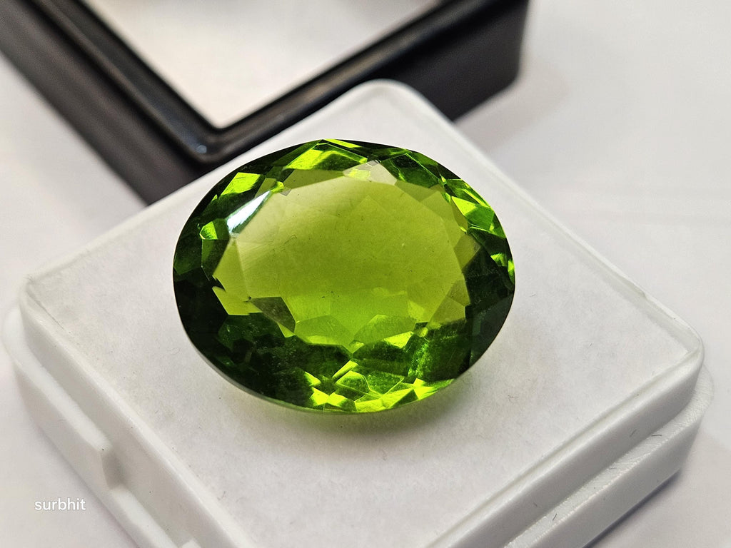 11–13 Ct Oval-Cut Peridot – Loose Gemstone for Jewelry