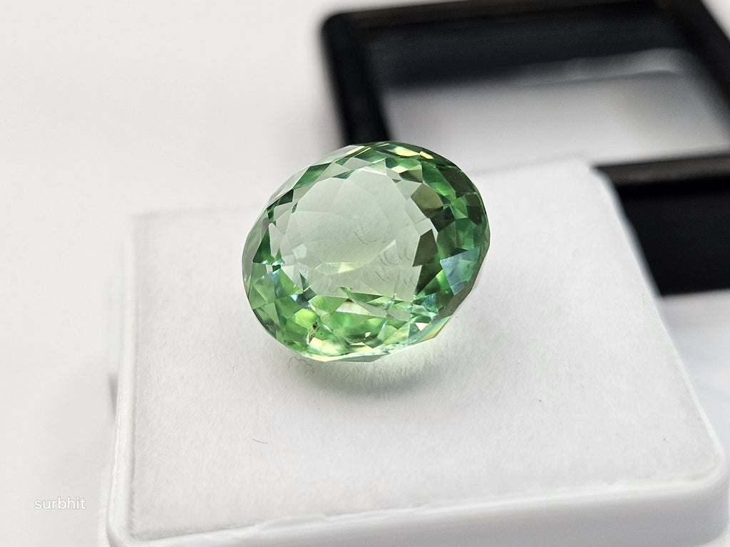 Mint green Tourmaline Natural Shape Round Cut 10-11 Ct Loose Gemstone Rings Making Gemstone